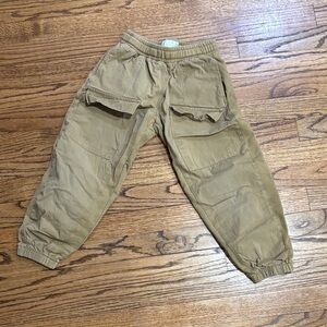 Zara Kids Tan Cargo Joggers